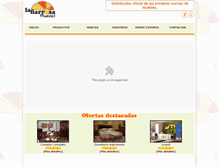 Tablet Screenshot of muebleslabarrosa.com